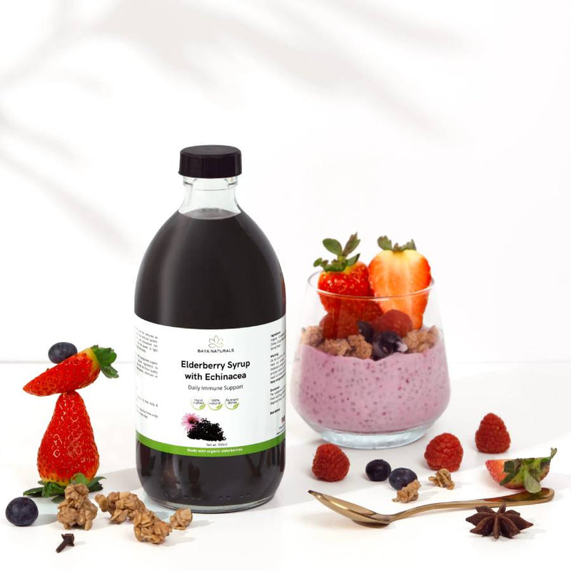 Family Size Elderberry Syrup (500ml)